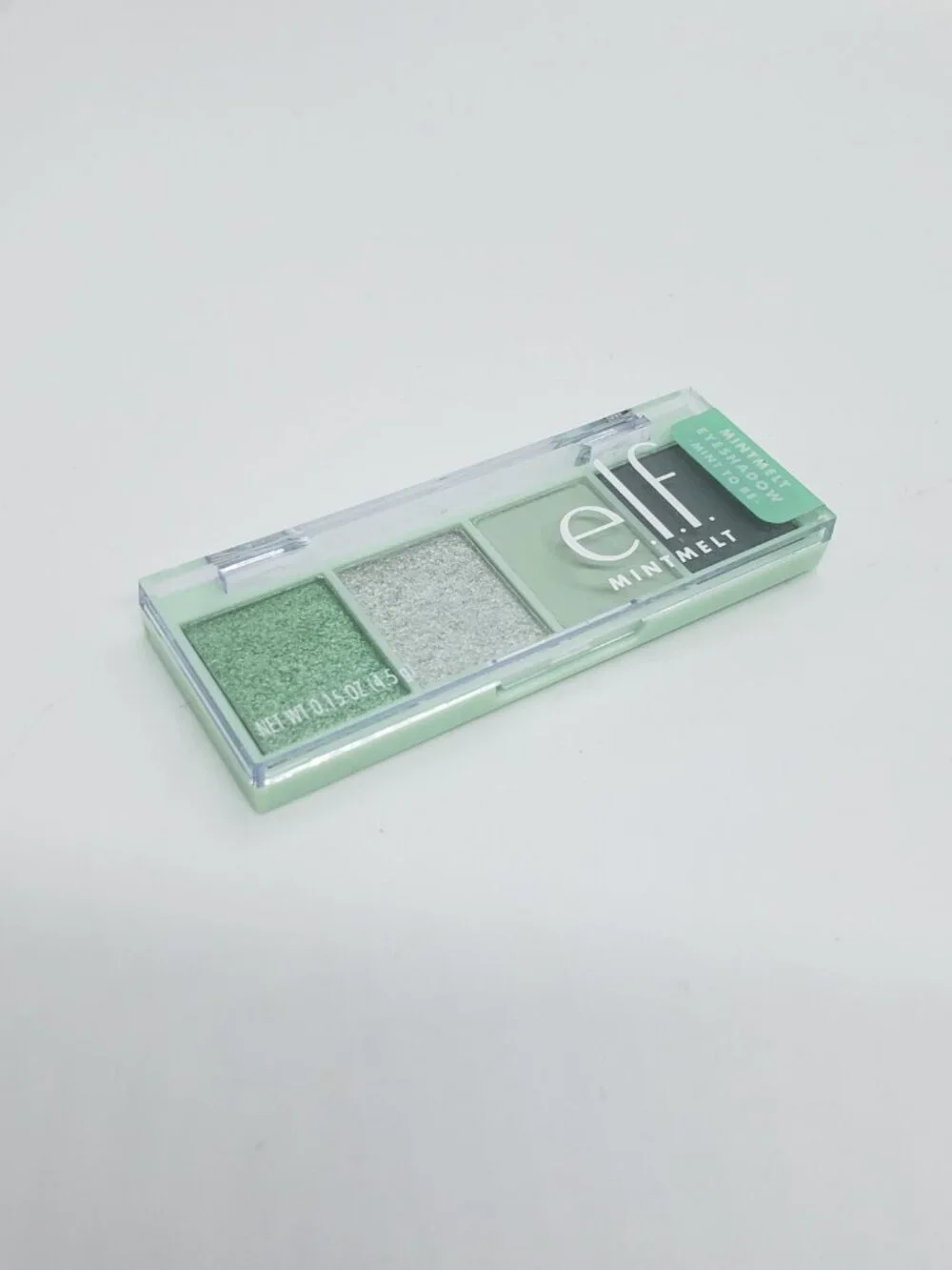e.l.f. Mini Melt Eyeshadow Quad Mint To Be Discontinued Matte Glitter Green ELF